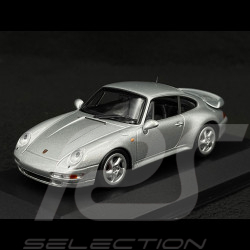 Porsche 911 Turbo S Type 993 1995 Silver 1/43 Minichamps 940069205