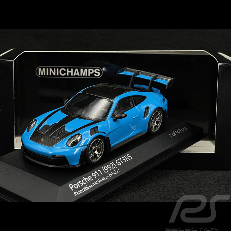 Porsche 911 GT3 RS Type 992 Weissach Package 2024 Gentian Blue Metallic 1/43 Minichamps 410062107