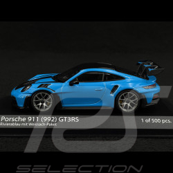 Porsche 911 GT3 RS Type 992 Weissach Package 2024 Rivierablau 1/43 Minichamps 410062107