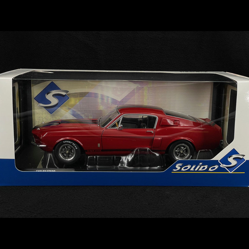 Ford Shelby Mustang GT500 1967 Azul/Blanco 1:18 – Clásico de la pa