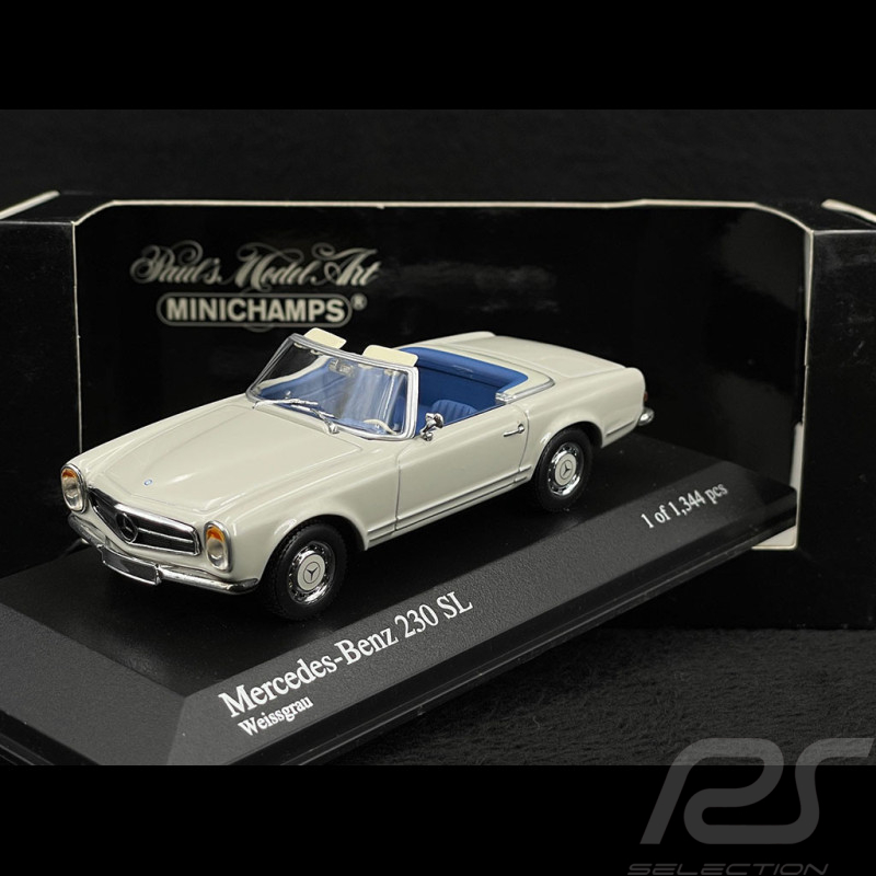 Mercedes-Benz 230 SL 1965 Grey 1/43 Minichamps 430032237