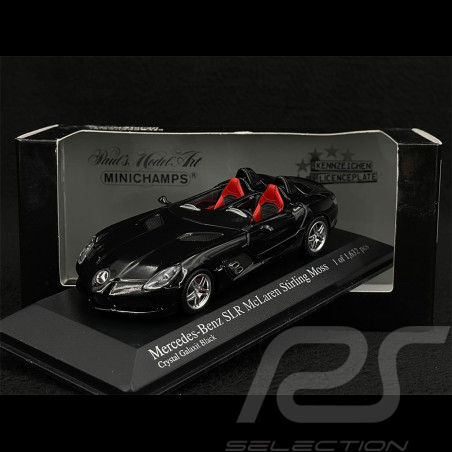 Mercedes-Benz SLR McLaren Stirling Moss 2009 Crystal Galaxit Schwarz 1/43 Minichamps 400038400