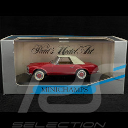 Mercedes-Benz 280 SL Cabriolet Soft Top 1969 Rot Metallic 1/43 Minichamps 032241