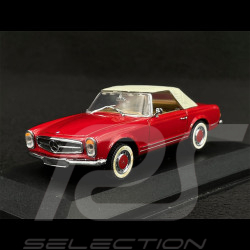 Mercedes-Benz 280 SL Cabriolet Soft Top 1969 Rot Metallic 1/43 Minichamps 032241