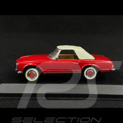 Mercedes-Benz 280 SL Cabriolet Soft Top 1969 Rouge Métallique 1/43 Minichamps 032241