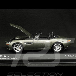 BMW Z8 Cabriolet 1999 Gris Crème Foncé Métallique 1/43 Minichamps 431028739