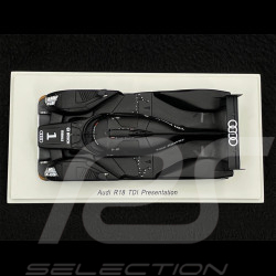 Audi R18 TDI Presentation 2010 Noir Mat 1/43 Spark S2515
