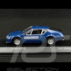 Renault Alpine A310 1974 Gendarmerie 1/43 Minichamps 400113590