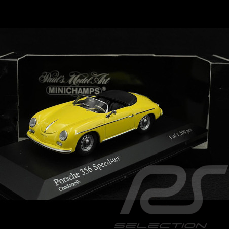 Porsche 356 A Speedster 1956 Condor Yellow 1/43 Minichamps 430065535