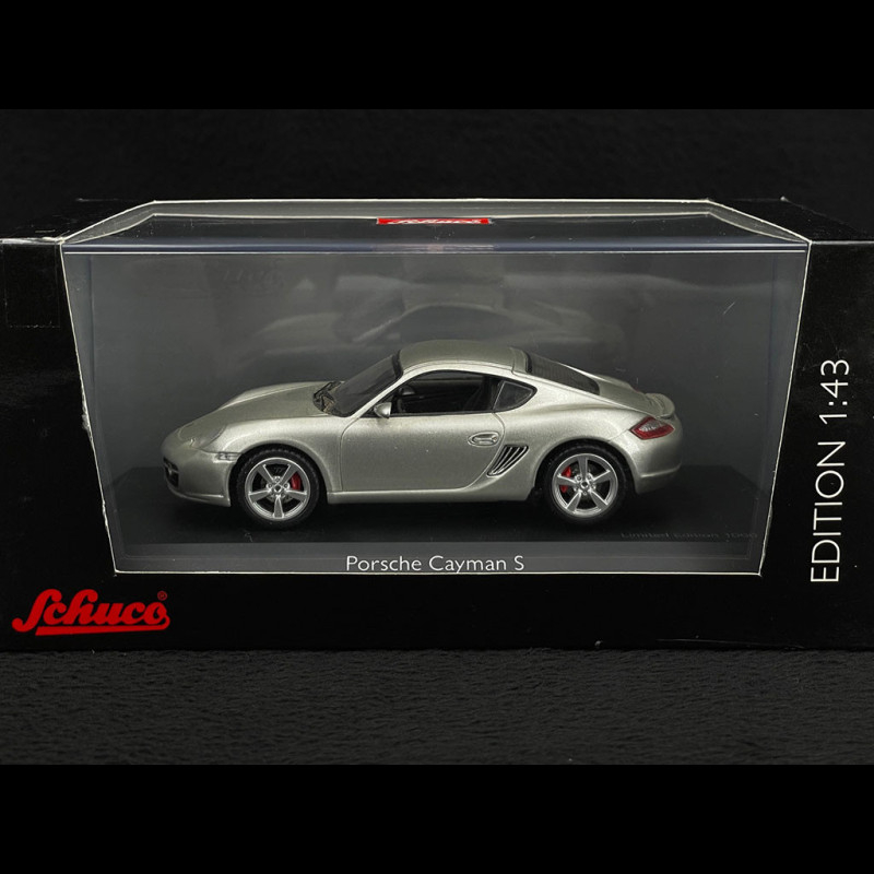 Porsche Cayman S 2009 Silver Grey 1/43 Schuco 07301