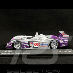 Audi R8 n° 88 2. 24h Le Mans 2004 1/43 Minichamps 400041388