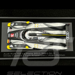 Audi R18 TDI n° 3 24h Le Mans 2011 1/43 Spark 50211000143