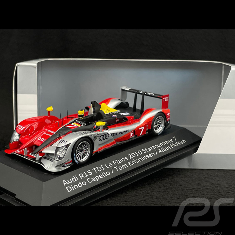 Audi R15 TDI n° 7 3ème 24h Le Mans 2010 1/43 Spark 5021000233