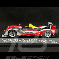 Audi R15 TDI n° 7 3ème 24h Le Mans 2010 1/43 Spark 5021000233