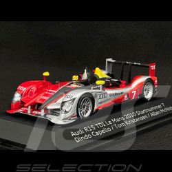 Audi R15 TDI n° 7 3ème 24h Le Mans 2010 1/43 Spark 5021000233