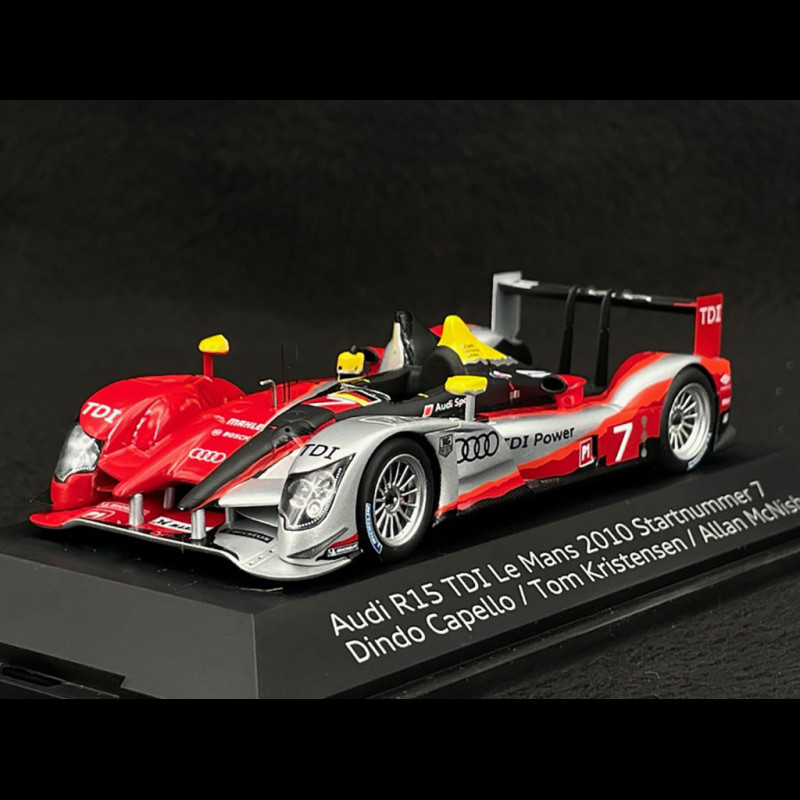 Audi R15 TDI n° 7 3rd 24h Le Mans 2010 1/43 Spark 5021000233