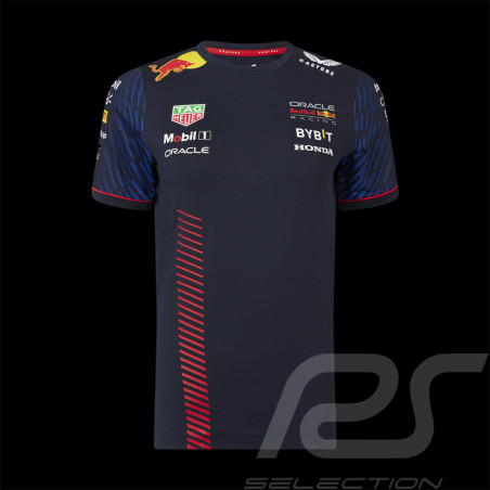 Red Bull T-Shirt F1 Team Verstappen Pérez Night Sky Dunkelblau TF2644 - Damen