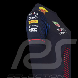 T-shirt Red Bull Racing F1 Team Verstappen Pérez Night Sky Bleu Foncé TF2644 - Femme
