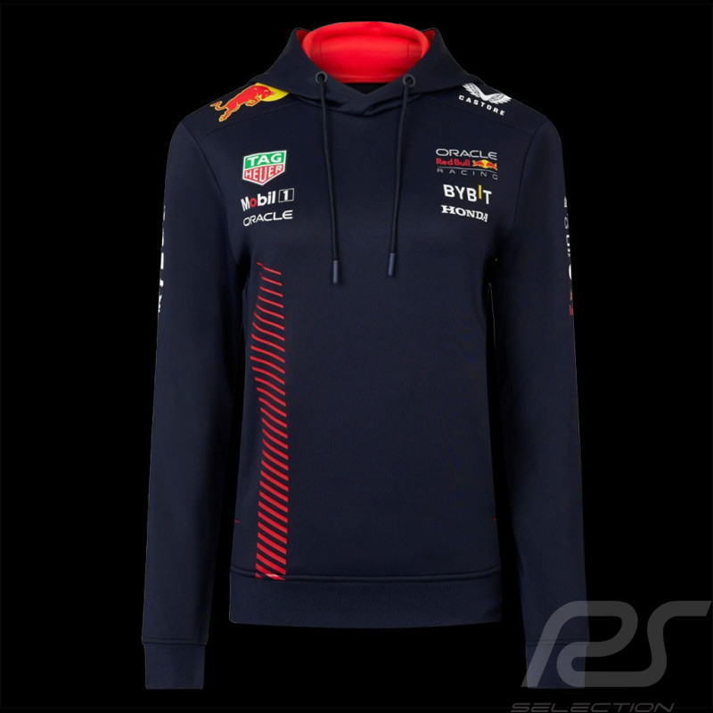 Red Bull Sweatshirt F1 Team Verstappen Pérez Night Sky Dunkelblau TF2648 - Damen