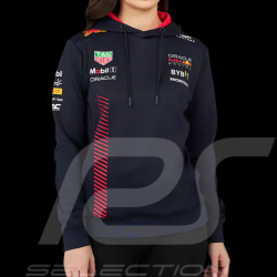 Sweatshirt Red Bull Racing F1 Team Verstappen Pérez Night Sky Bleu Foncé TF2648 - Femme