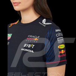 T-shirt Red Bull Racing F1 Team Verstappen Pérez Night Sky Bleu Foncé TF2644 - Femme