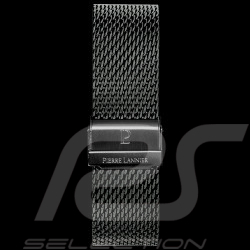 Watch Band Pierre Lannier Milanese Steel Black - Steel buckle BRA013A2233