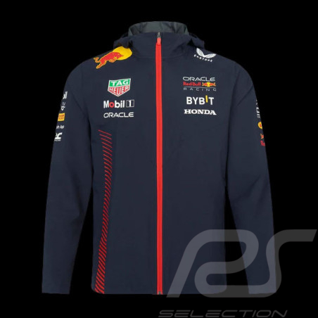 Veste Red Bull Racing Imperméable F1 Team Verstappen Pérez Night Sky Bleu Foncé TU2643 - Mixte