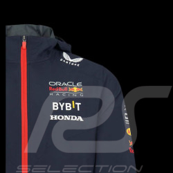 Red Bull Jacket F1 Team Verstappen Pérez Rain Jacket Night Sky Dark Blue TU2643 - Unisex