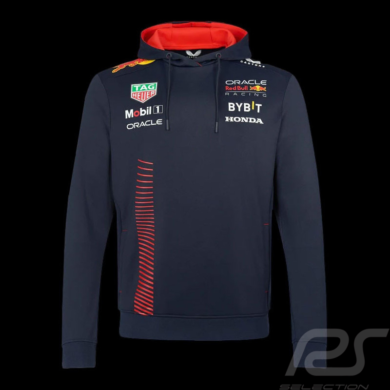 Red Bull Sweatshirt F1 Team Verstappen Pérez Night Sky Dark Blue TF2648 - Men