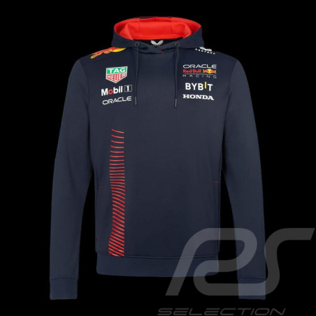 Red Bull Sweatshirt F1 Team Verstappen Pérez Night Sky Dunkelblau TF2648 - Herren