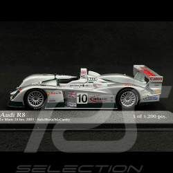 Audi R8 n° 10 24h Le Mans 2003 1/43 Minichamps 400031310