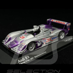 Audi R8 n° 28 Vainqueur 12h Sebring 2004 1/43 Minichamps 400041328