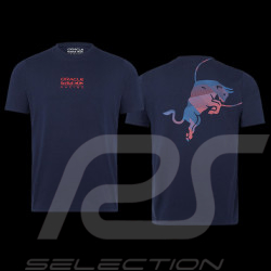 T-shirt Red Bull Racing F1 Grand Prix Verstappen Perez Night Sky Bleu Foncé TJ3137 - Enfant