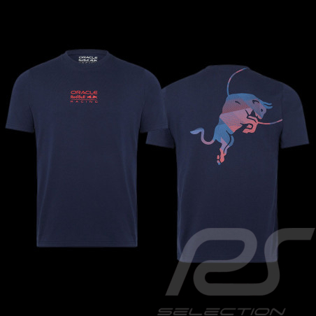 T-shirt Red Bull Racing F1 Grand Prix Verstappen Perez Night Sky Bleu Foncé TJ3137 - Enfant