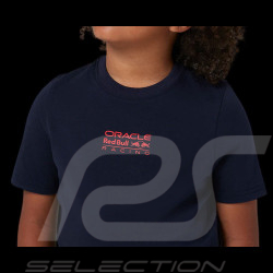 Red Bull T-Shirt F1 Grand Prix Verstappen Perez Night Sky Dunkelblau TJ3137 - Kinder
