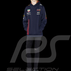 Sweatshirt Red Bull Racing F1 Team Verstappen Pérez Night Sky Bleu Foncé TJ2648 - Enfant