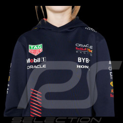 Red Bull Sweatshirt F1 Team Verstappen Pérez Night Sky Dunkelblau TJ2648 - Kinder