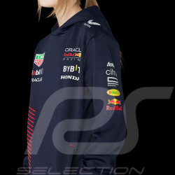 Sweatshirt Red Bull Racing F1 Team Verstappen Pérez Night Sky Bleu Foncé TJ2648 - Enfant
