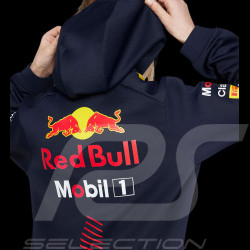 Sweatshirt Red Bull Racing F1 Team Verstappen Pérez Night Sky Bleu Foncé TJ2648 - Enfant