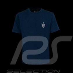 T-Shirt Maserati Trident Bleu Marine MA241M007 - homme