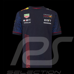 Red Bull T-Shirt F1 Verstappen Perez Nachtblau TJ2644 - Kinder