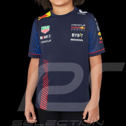 Red Bull Racing T-shirt F1 Verstappen Perez Night Blue TJ2644 - Kids