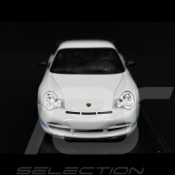 Porsche 911 GT3 RS Type 996 2002 Carraraweiß / Mexicoblau 1/43 Minichamps 403062029