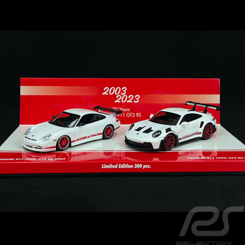 20 Jahre Porsche 911 GT3 RS Set 996 & 992 1/43 Minichamps 413062190