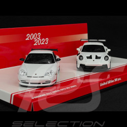 Duo 20 ans Porsche 911 GT3 RS 996 & 992 1/43 Minichamps 413062190