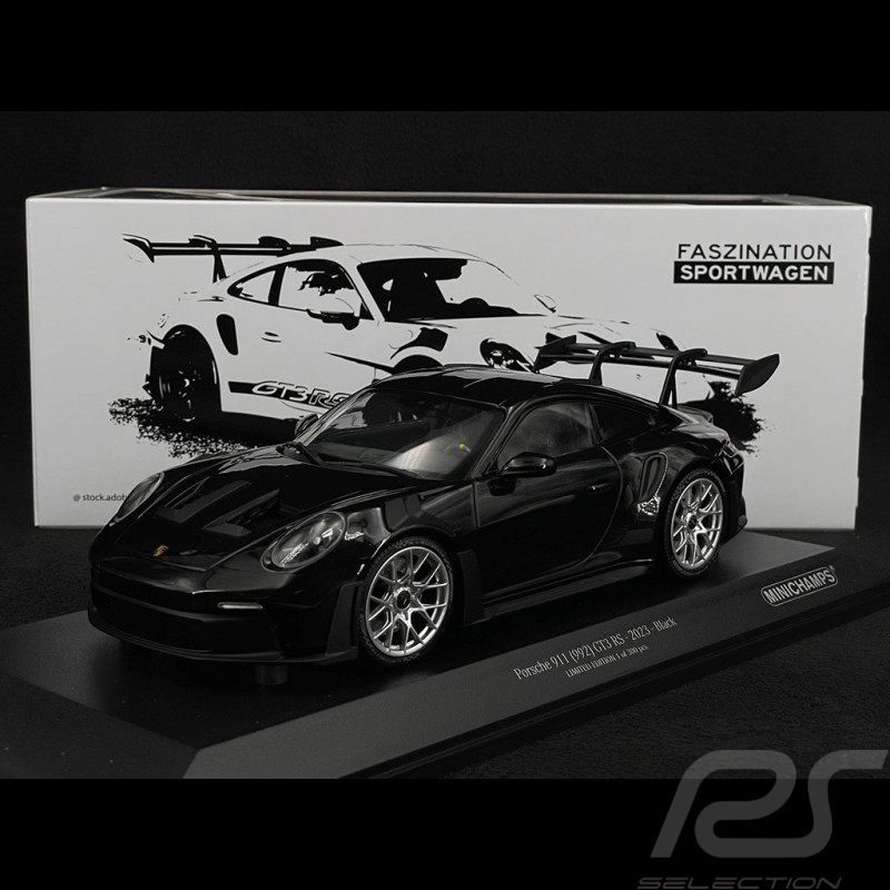Porsche 911 GT3 RS Type 992 2023 Noir 1/18 Minichamps 153062239