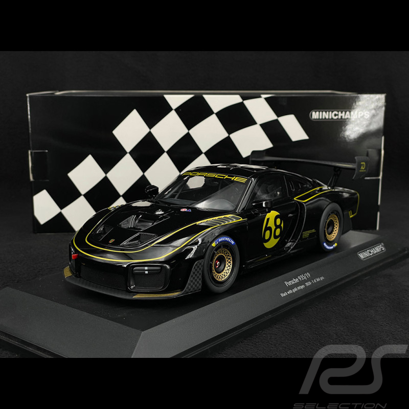 Porsche 935/19 n° 68 JPS Base GT2 RS 2020 Schwarz / Gold 1/18 Minichamps 155067568