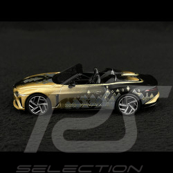 Bentley Mulliner Bacalar Limited Edition 2023 Schwarz / Gold 1/64 Mini GT MGT00660