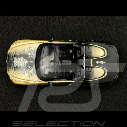 Bentley Mulliner Bacalar Limited Edition 2023 Black / Gold 1/64 Mini GT MGT00660