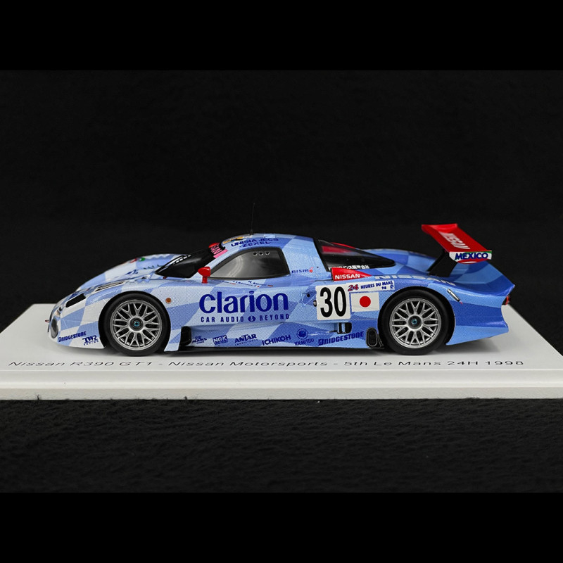 Spark Nissan R390 GT1 #22 24h Lemans 1997 Suzuki, Patrese, Van de Poele 1:43
